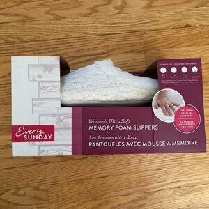 Brand New Every Sunday Memory Foam Slippers